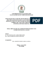 Impacto de Los Alimentos Procesados y Sus Consecuencias en La Salud