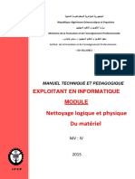 Manuel Nettoyage Phy Et Log Du Materiel