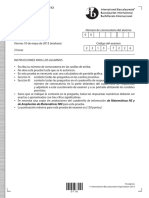 Matemáticas Nivel Superior Prueba 2