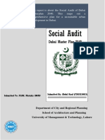 Social Auditing of Dubai Master Plan 2040