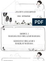 Meilita Devi A. Modul 1 KB 1 Materi Dan Pembelajaran Bahasa Indonesia SD