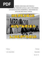 Ideario Bolivariano - Herencia Historica Libertaria