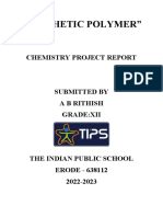 A B Rithish - Synthetic Polymer