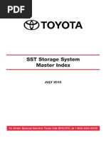 SST SPX Tools Toyota