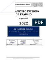 Reglamento Interno - FQ Ingenieros