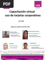 Capacitacion Uso de Tarjetas y Rendiciones