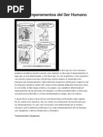 Los 4 Temperamentos Del Ser Humano