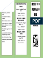 Triptico Imss