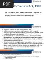 The Motor Vehicle Act, 1988