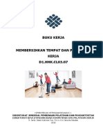 Buku Kerja Membersihkan Tempat Dan Peralatan Kerja