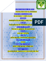 Reporte de Proyecto de Fundamentos de Ingenieria de Software-Jesus Manuel Hernández Hernández