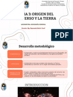 Semana 3, El Universo, La Tierra y La Geomorfología