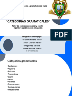 Categorias Gramaticales