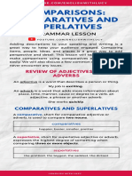 Comparisons Comparatives and Superlatives