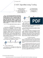 Designing of AES Algorithm Using Verilog