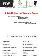 A Brief History of Western Drama MTH