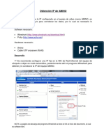 Manual Obtención IP de AMINO