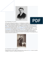 Premiers Métiers de Maupassant