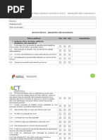 Checklist Radiações - Nao - Ionizantes