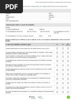 Checklist Riscos Psicossociais