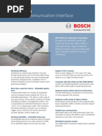 Bosch MTS 6516 VCI Technical Data Brochure