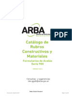 Catalogo de Rubros y Materiales