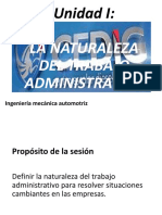 La Naturaleza Del Trabajo Administrativo