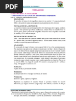 Especificaciones Tecnicas Agua Potable Vista Alegre Acobambilla - Huancavelica