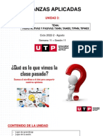 Semana 11 - Finanzas Aplicadas