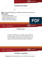 Tablas de Frecuencia y Gráficos Con Datos Cualitativos-Trabajo en Grupo