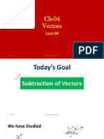 Class 11 Alpha Physics - Chapter 04 - Vectors (Lect-04)