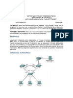 Ejercicio Packet Tracer