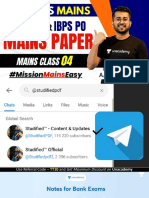 Mission Mains Easy Class 04 PDF by Aashish Arora