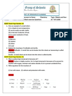 31 OCT CLASS 10 CHEM Chapter-3 NCERT SOLUTIONS