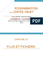 7.les Flux Et Les Fichiers 2017