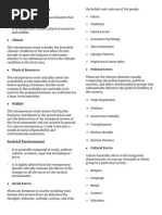 Lesson 4 - The Environment of The Entrepreneurial Venture