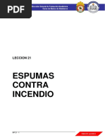 MP - Lección 21 - Espuma Contra Incendio - MP - 2021