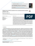 Optimal Route Selection Model For Fire Evacuatio 2019 Simulation Modelling P