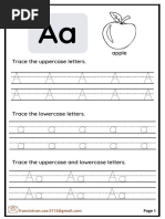 Level 1A - Tracing Alphabet (A-Z)