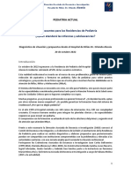 Preocupación en El Área de Salud Por La Falta de Residentes en Pediatría