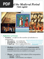 Music 9 - Middle Ages Renaissance Baroque