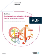 Further Mathematics-2023-2025-Syllabus