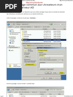 Dossier Partagé Commun Aux Utilisateurs D'un Service Sur Serveur AD