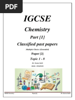 IGCSE Chemistry Part 2 Classified Past P