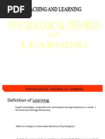 Learning Theories