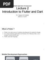 Lecture 2 - Introduction To Flutter and Dart