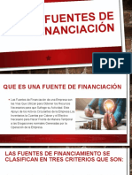 Fuentes de Financiación