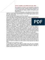 Texto Expositivo Sobre Los Derechos Del Niño