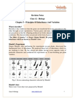 Class 12 Biology Chapter 5 Revision Notes