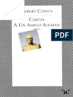 Albert Camus Cartas A Un Amigo Aleman